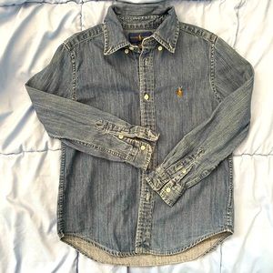 NWOT - Denim Collared Shirt